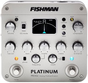 Pedals Module Platinum Pro EQ/DI Analog Preamp Pedal from Fishman