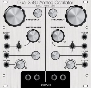 Eurorack Module J3RK 258J Dual Oscillator duplicate from Other/unknown