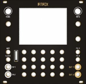 Eurorack Module Bitbox 2.0 Black & Gold Panel from Other/unknown