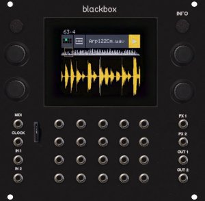 Eurorack Module Bitbox 2.0 Black Panel V2 from 1010 Music