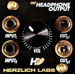 Eurorack Module Headphone Output from Herzlich Labs