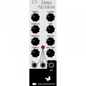 Eurorack Module DELAY NO MORE Clark 68 panel from Nonlinearcircuits