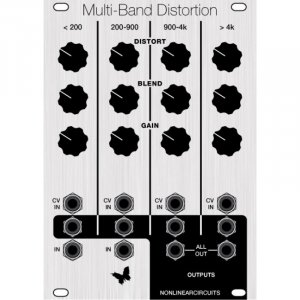 Eurorack Module MULTIBAND DISTORTION PROCESSER,  C68 EURO PANEL from Nonlinearcircuits