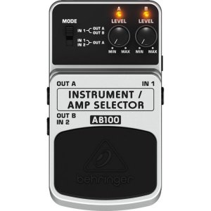 Pedals Module AB100 Instrument/Amp Selector from Behringer