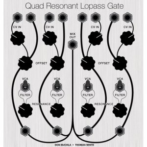 Eurorack Module Thomas White Quad Resonant Lopass Gate from Other/unknown