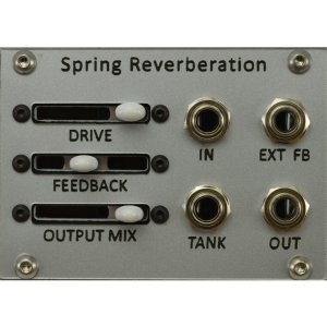 Eurorack Module Spring Reverberation Silver from Pulp Logic