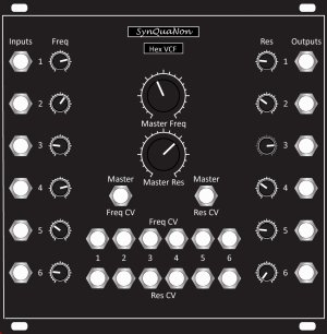 Eurorack Module Hex VCF from SynQuaNon