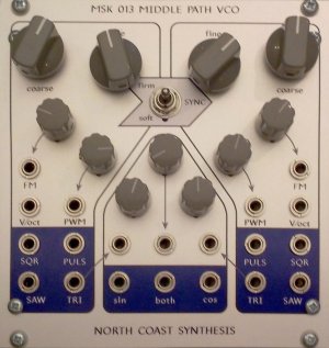 Eurorack Module MSK 013 Middle Path VCO from North Coast Synthesis