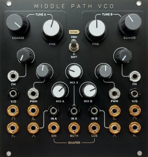 Eurorack Module MSK 013 Middle Path VCO - JKLMNT Black panel from North Coast Synthesis