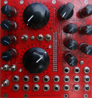 Eurorack Module Asteroid VCF (Red Color) from Blue Lantern Modules