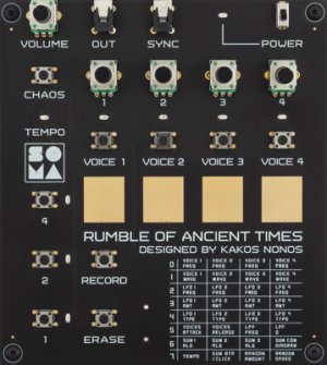Pedals Module Rumble Of Ancient Times from SOMA Laboratory