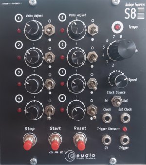 Eurorack Module Grey Audio S8 Sequencer from Other/unknown
