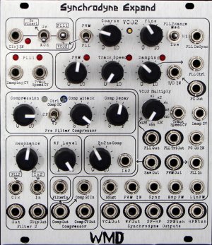 Eurorack Module Synchrodyne Expander (correct hp - prototype) from WMD