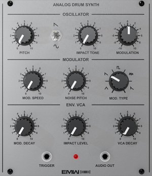 Eurorack Module ANALOG DRUM SYNTH from EMW