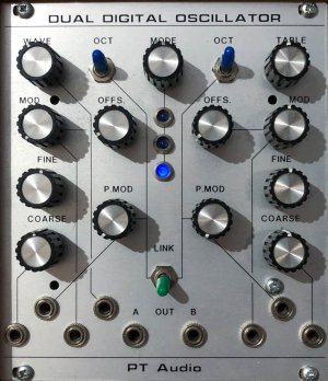 Eurorack Module Dual Digital Oscillator from PT Audio