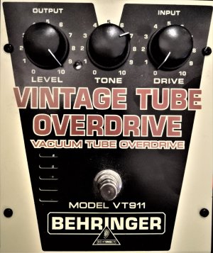 Pedals Module VT911 Vintage Tube Overdrive from Behringer