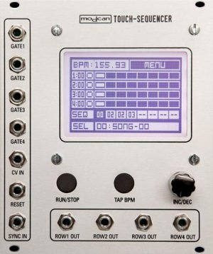 Eurorack Module Touch Sequencer from Modcan