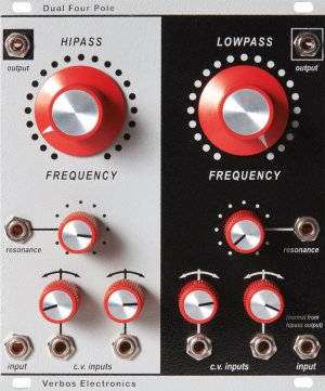 Eurorack Module Dual Four Pole from Verbos Electronics