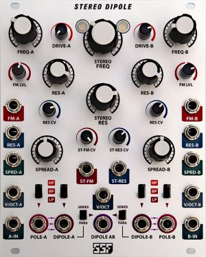 Eurorack Module Stereo Dipole from Steady State Fate