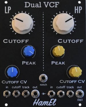 Eurorack Module Dual VCF from Hampshire Electronics
