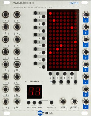 Eurorack Module SM010 Matrixarchate from SSSR Labs