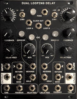 Eurorack Module Dual Looping Delay (Magpie Black) from Other/unknown