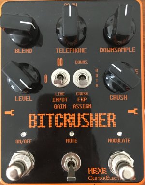 Pedals Module Bitcrusher Custom from Hexe Guitar Electronics