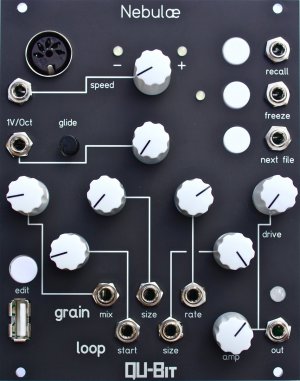 Eurorack Module Nebulæ (Black Panel) from Qu-Bit Electronix
