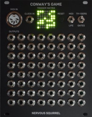 Eurorack Module Conway's Game from Nervous Squirrel