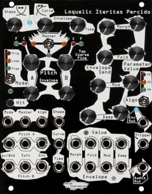 Eurorack Module Loquelic Iteritas Percido (Black) from Noise Engineering