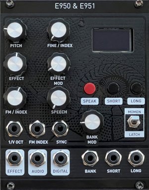 Eurorack Module E950/951 Expanded Circuit Bent VCO combination panel from Other/unknown