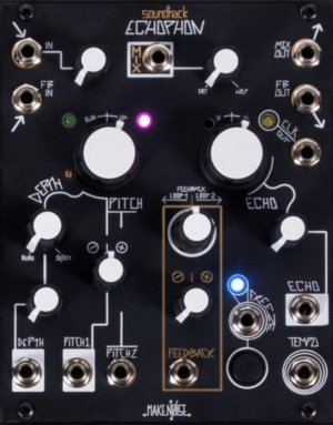 Eurorack Module Echophon (black panel) from Make Noise