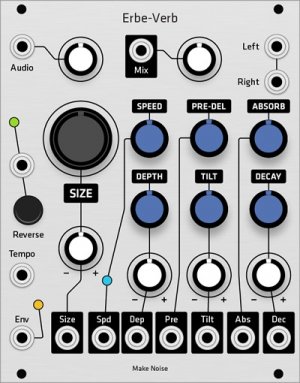 Eurorack Module Make Noise Erbe-Verb (Grayscale panel) from Grayscale