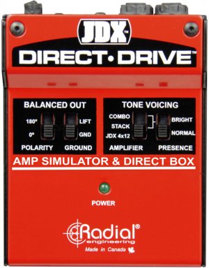 Pedals Module JDX Direct Drive from Radial