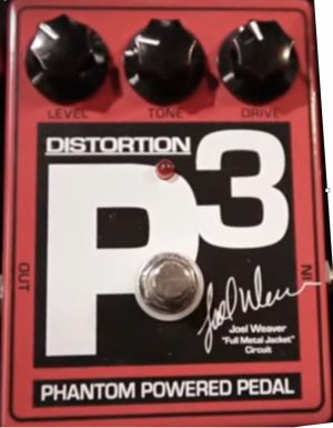 Pedals Module P3 Distortion from DC Voltage