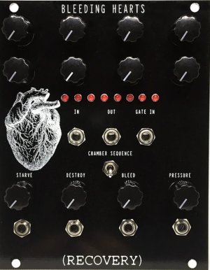 Eurorack Module Bleeding Hearts (Black) from Recovery Effects and Devices