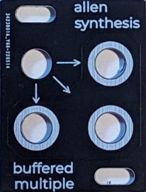 Eurorack Module Buffered Multiple from Allen Synthesis