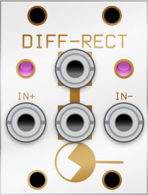 Eurorack Module 1U Diff-Rect from Nonlinearcircuits