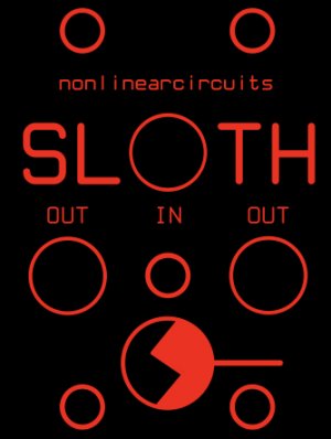 Eurorack Module Sloth 1U (black) from Nonlinearcircuits