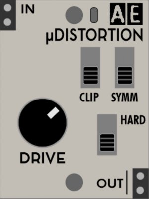 AE Modular Module µDISTORTION from Tangible Waves