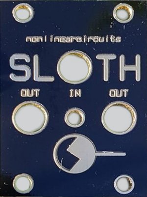 Eurorack Module 1U Sloth Chaos (black panel) from Nonlinearcircuits