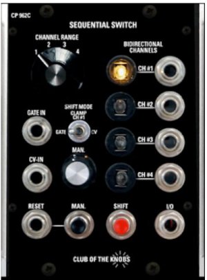 MU Module CP 962C Sequential Switch from Club of the Knobs