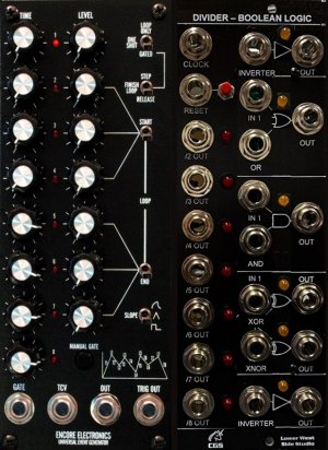 MU Module Encore - UEG & CGS36 Serge Pulse Divider (3-space) from Other/unknown