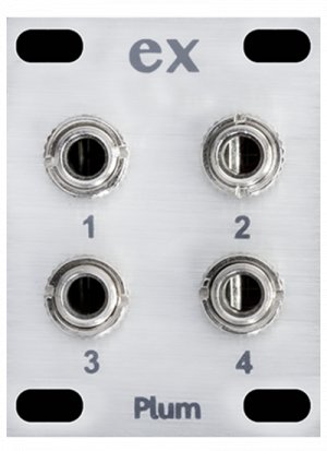 Eurorack Module ex6 - Silver from Plum Audio
