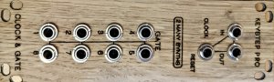 Eurorack Module Keystep Pro Patch Panel Clock & Gate (1u) from Other/unknown