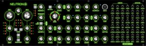 Eurorack Module Neutron w/ Graydon Audio Faceplate (Phosphorescent Black Light Glow Mode) from Behringer