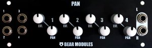 Eurorack Module PAN 1U xl from BearModules