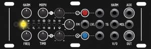 Eurorack Module 1U Plaits - Black Panel (Conceptual) from Other/unknown