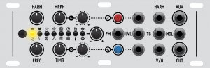 Eurorack Module 1U Plaits - Silver Panel (Conceptual) from Other/unknown