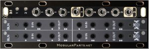 Eurorack Module 3u to 1u filled from Other/unknown